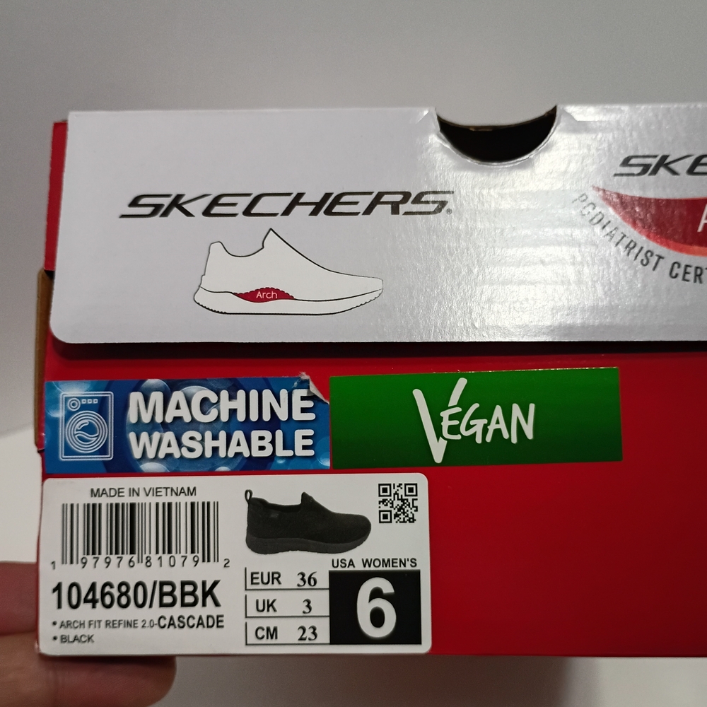 Skechers Arch Fit Refine 2.0  Cascade Women's Black Walking Shoes - Picture 11 of 11